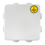 Коробка уравнивания потенциалов КУП-030-031 с крышкой наружная (85x85x40) для прямого монтажа 8 мембр. вводов серая IP55 EKF
