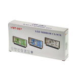 Часы зеркальные VST-897 USB Зеленое свечение
