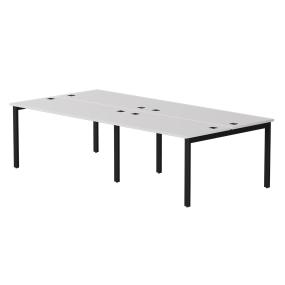 Бенч-система на 4 места Everprof EVO на металлокаркасе 3160х670(1370)x755