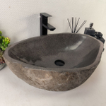 Каменная раковина из речного камня RS-05045 (62*43*15) 0863 из натурального камня