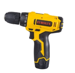 Шуруповерт аккумуляторный ДА-12/1Li Eurolux - 12 В, 25 Н*м, 2 режима