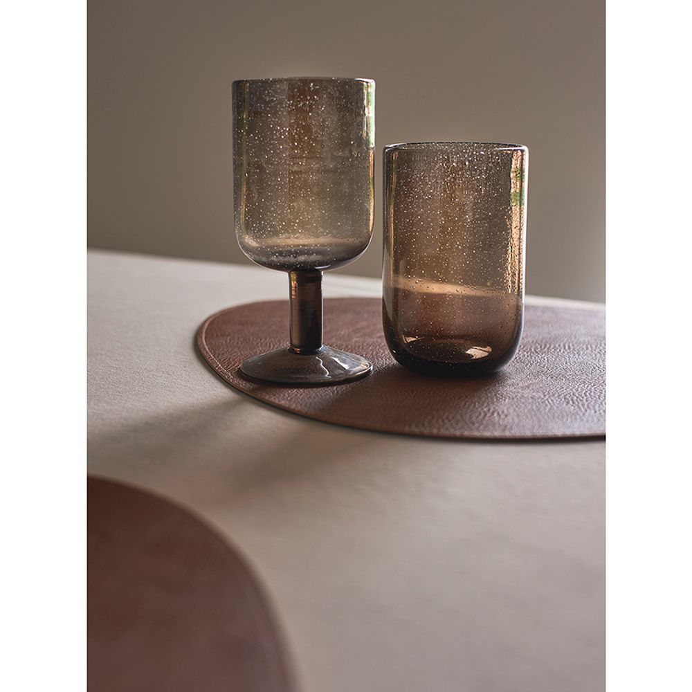 Набор из 4-х двухсторонних сервировочных салфеток Drop, 33х41 см, синий/коричневый