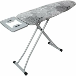 Доска гладильная "Элона серая" моноблок,шнур 2м,высота 70-90cm,пл.38x120  PERILLA