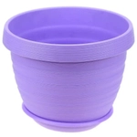 Горшок Толедо, D24, 4,5 л, лаванда с поддоном цветочный горшок