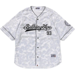 A Bathing Ape Bathing Ape Camo Stripe Baseball Shirt