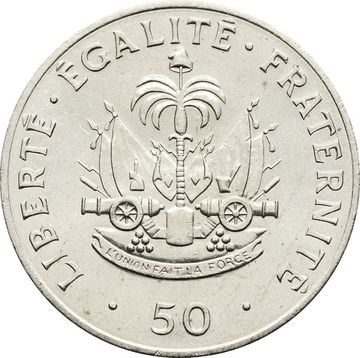 50 сантимов 1991 Гаити