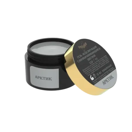 Гель моделирующий самовыравнивающийся цветной Арктик 15мл,ОПЦИЯ