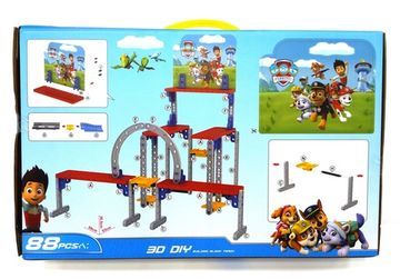 Щ/П Сборная дорога 88 деталей с щенками на машинках