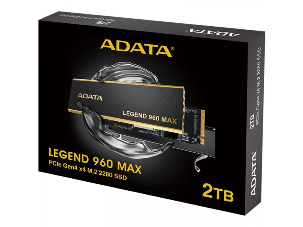 SSD накопитель ADATA Legend 960 Max 2ТБ, M.2 2280, PCIe 4.0 x4, NVMe [ALEG-960M-2TCS]