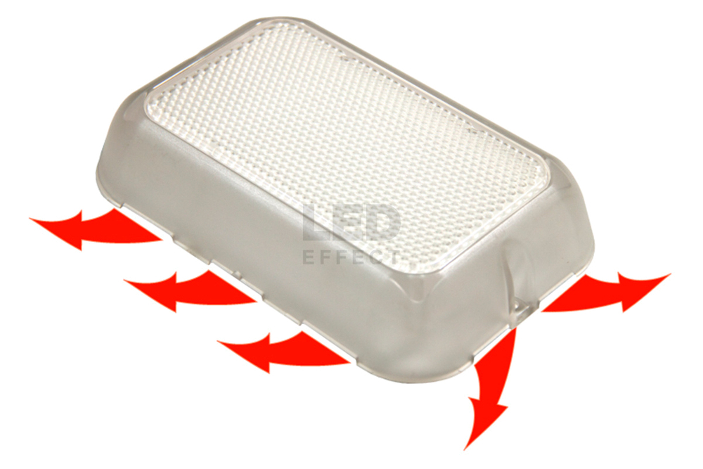 Светильник МЕРИДИАН 10Вт 900лм 4000К IP54 КСС Д 225х150х46мм LED Effect