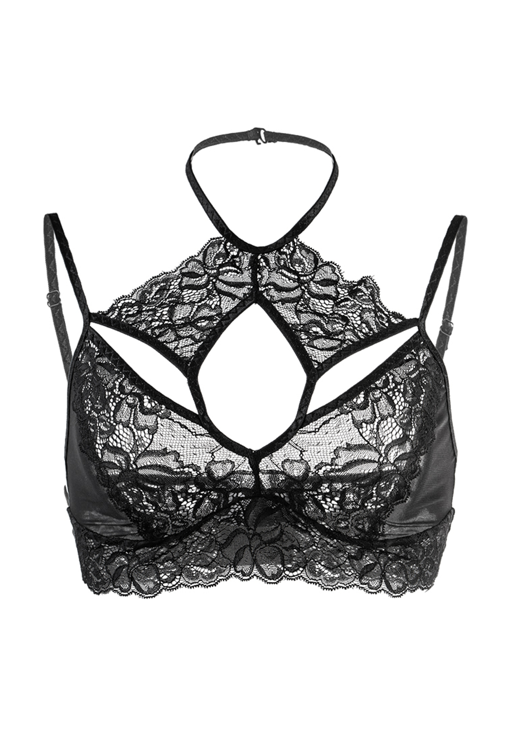 Бралетт удлиненный Erolanta Nelly черный 42-44