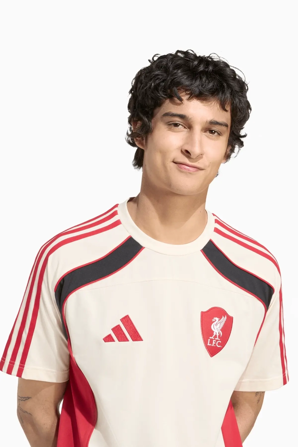 Футболка adidas Liverpool FC 25/26 Urban Purist Tee - бежевый