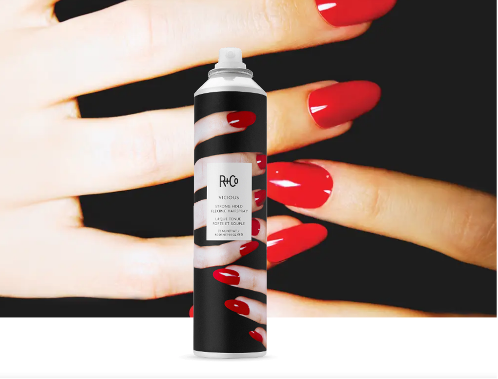 R+Co VICIOUS strong hold flexible hairspray/ЗАГУЛ спрей для укладки подвижной фиксации, 310мл