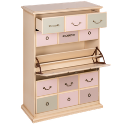 Тумба для обуви Пандора 4 Айвори Акварель