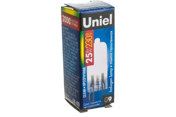Лампа галогенная Uniel 230V JCD GU9 25W 16804