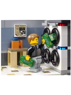 Конструктор Здание Городской банк 2380 деталей