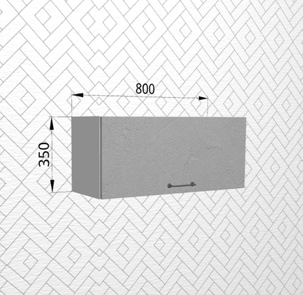 Лофт Штукатурка серая ПГ 800