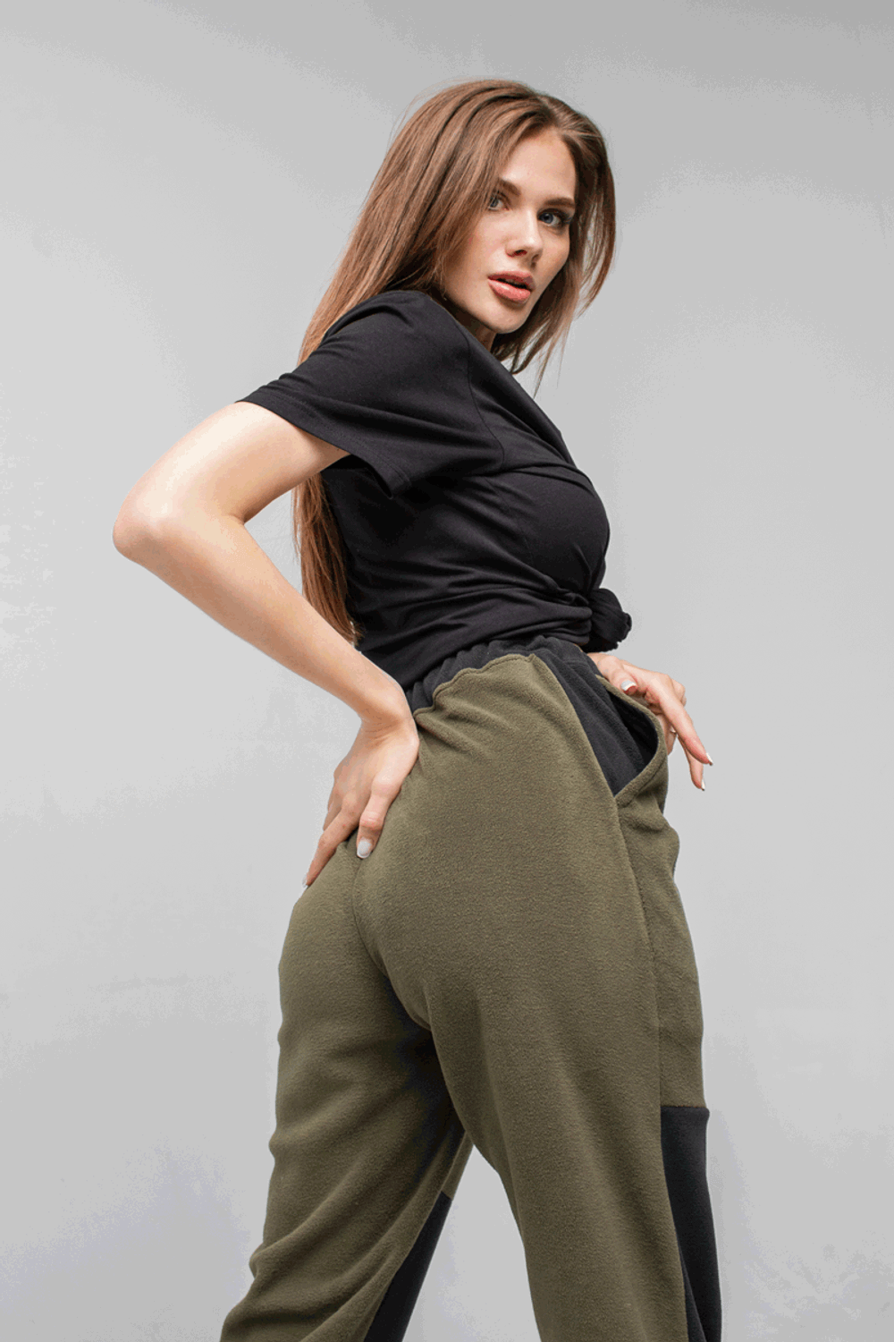 Флисовый костюм женский комби