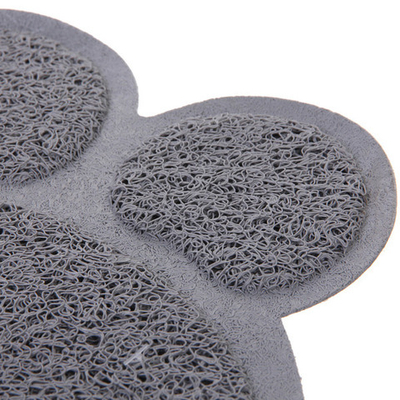 Коврик для животных «ДОНКОТТИКО», лапушка, цвет светло-серый, 30*40см (лейбл)