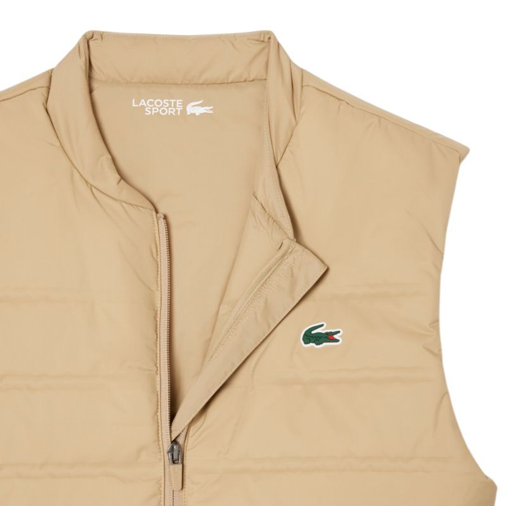 Теннисная жилетка Lacoste Sport Quilted - beige