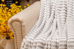 Плед 160х220 Sofi De MarkO Гринда серый