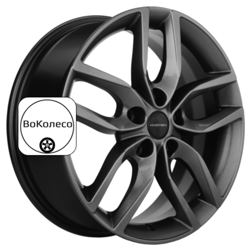 6,5x17/5x114,3 ET40 D64,1 KHW1708 (Haval F7/F7x) Gray Khomen Wheels