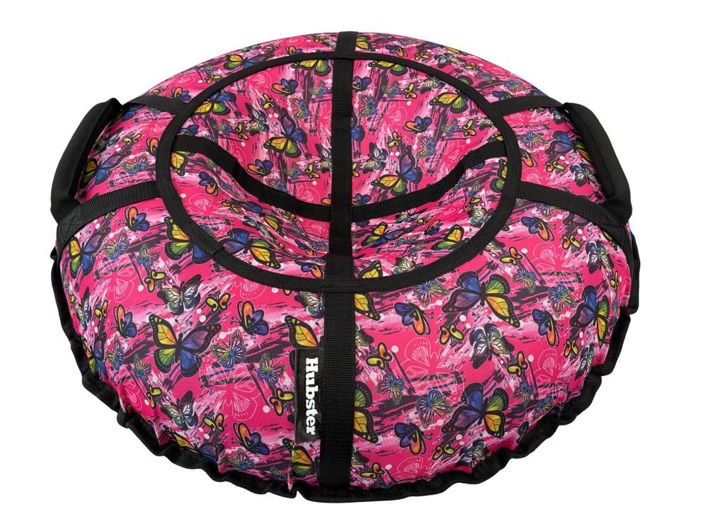 Тюбинг Hubster Люкс Pro S Махаон розовый