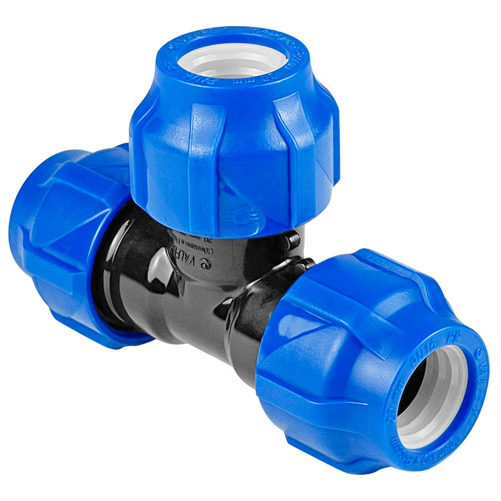 Тройник ПНД компрессионный 32 мм (VALFEX)