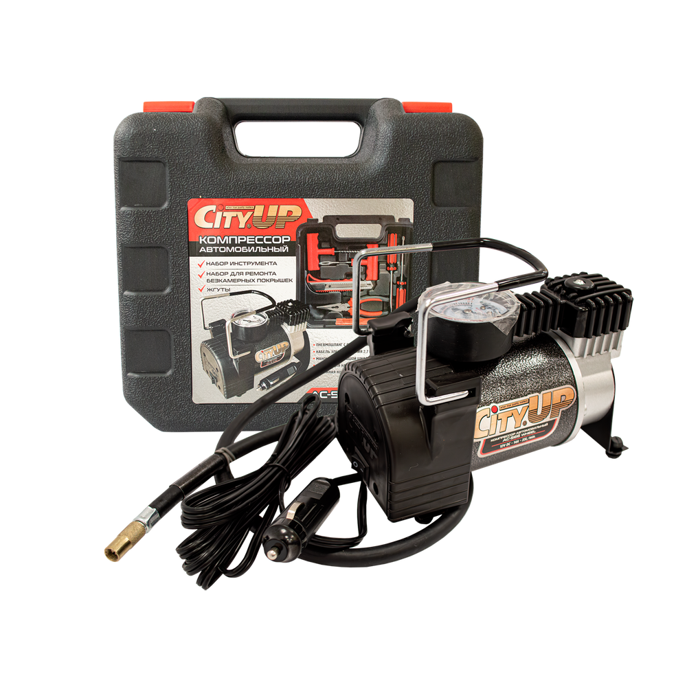 Компрессор "СityUp" AС-566 WHEEL 180W/10Ат/35л/мин
