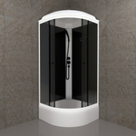 Душевая Кабина Грэй-Блэк 90*90 В