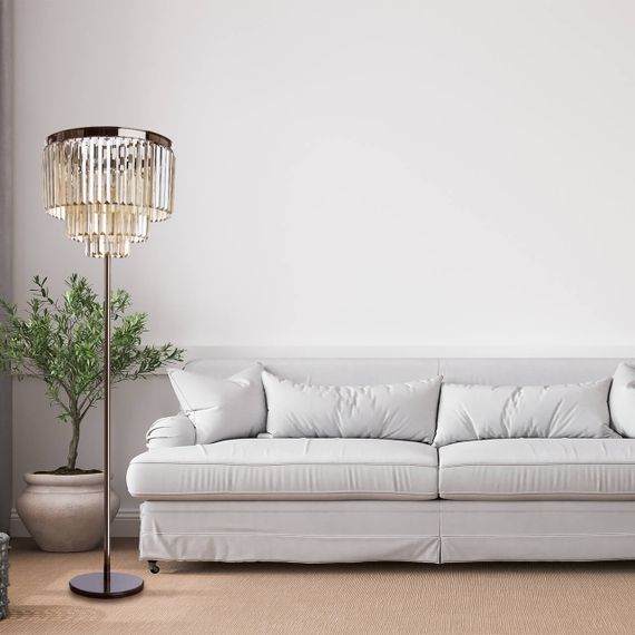 Торшер Divinare Nova Cognac 3002/06 PN-6