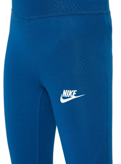 Брюки для девочки Nike Kids Sportswear Favorites High-Waist Leggings - court blue/white