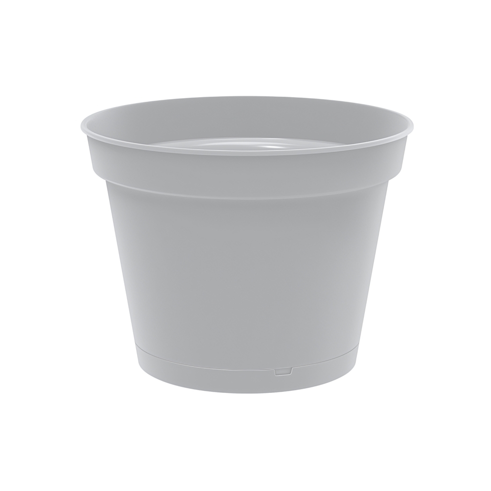 Горшок для цветов "Mint" D120мм, 0,7л с поддоном (серый)