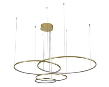 Светодиодная люстра LED 105W 3100K - 4000K 15104N/S mat.gold золото Loren Newport