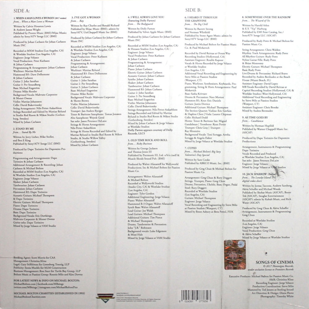 Michael Bolton / Songs Of Cinema (LP)