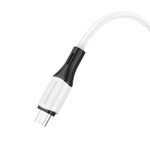Кабель Borofone BX79 USB-microUSB 2.4A 1м Silicone White