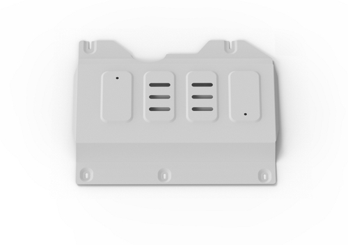 Защита передней кромки АКБ Rival для BYD Song Plus АКПП FWD, 4WD 2023-н.в., алюминий 3 мм, с крепежом, штампованная, 333.0704.1