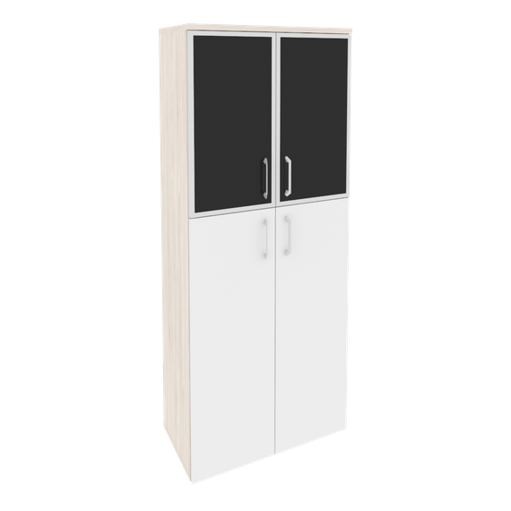 Оникс Шкаф высокий широкий O.ST-1.7 R black  800*420*1977