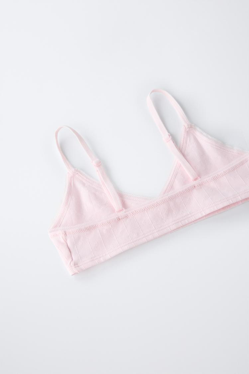 ZARA НАБОР ИЗ 3 ТОПОВ С РЕЛЬЕФНЫМ УЗОРОМ «ЦВЕТЫ», РАЗНОЦВЕТНЫЙ