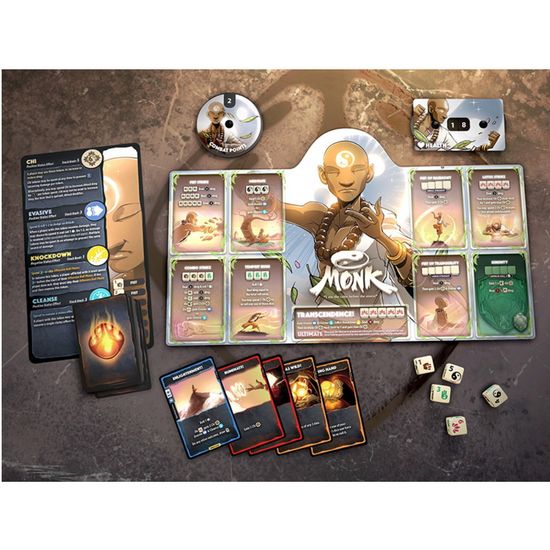 Настольная игра Трон кубов. Первый сезон. Перезагрузка: Битва 2. Монах VS Паладин