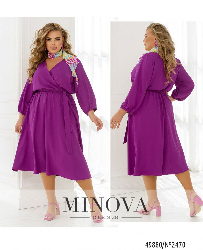 Платье 2470-фуксия Minova Платье 2470-фуксия Minova