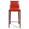 Полубарный стул Barrie 65 см красная кожа