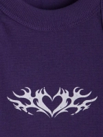 Летний кроп топ трикотажный детский