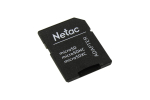 Карта памяти Netac MicroSD P500 Eco Class 10 UHS-I + SD адаптер,128GB