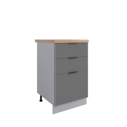 Кухня Модуль СМЯ 500 Мелисса Графит Скин