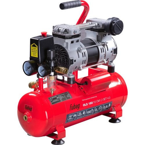 Компрессор Fubag OLS 180/10 CM1.2 с набором пневмоинструмента SET4.0