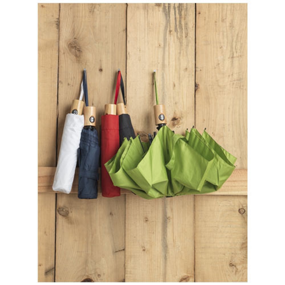 21-дюймовый автоматически открывающийся/закрывающийся зонт Bo из переработанного ПЭТ-пластика