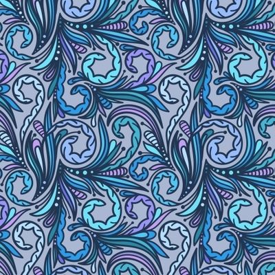 РАЗНОЦВЕТНЫЙ УЗОР НА СЕРОМ ФОНЕ