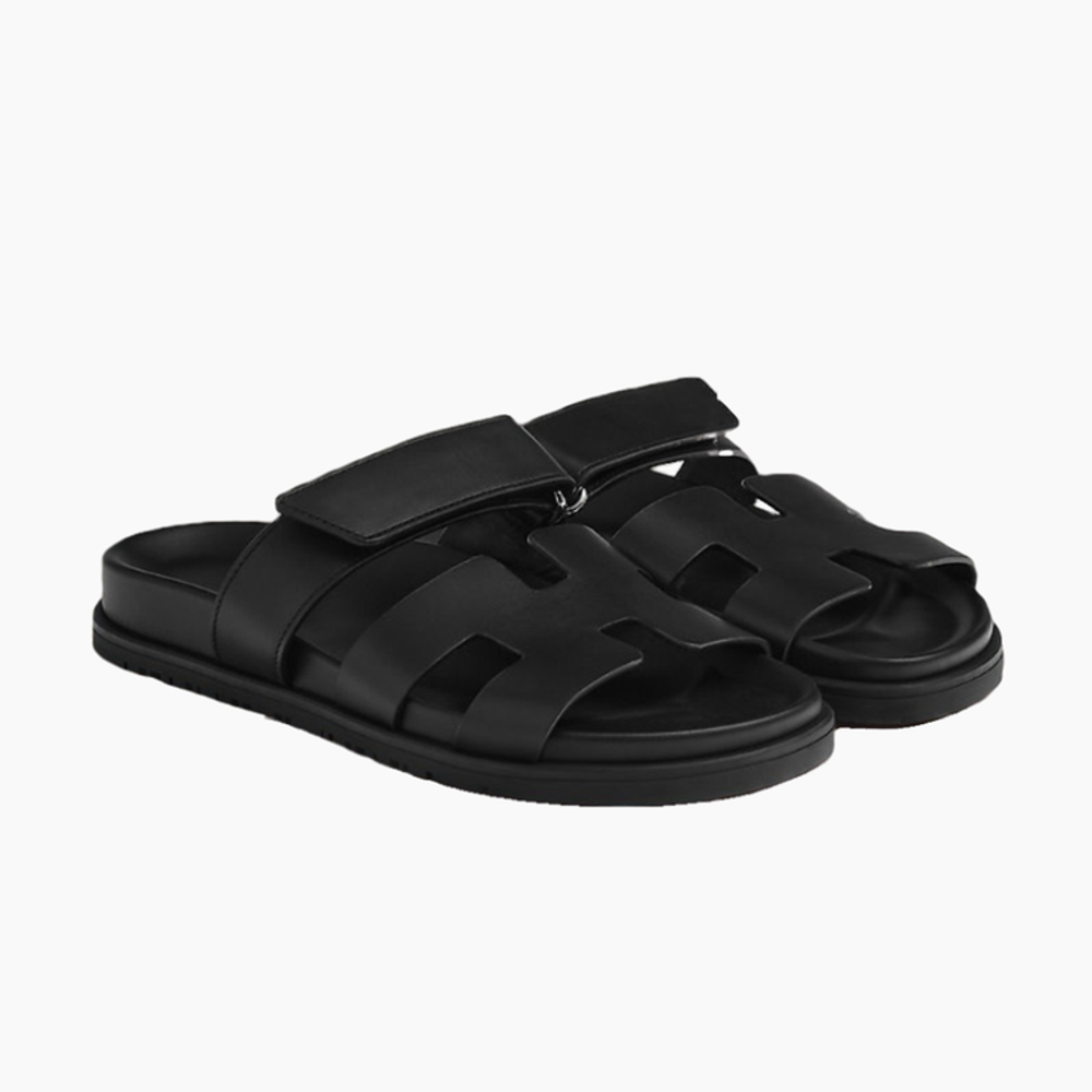Hermes Chypre Sandal "Noir"