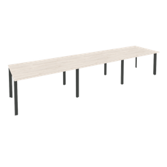 Onix Стол переговорный O.MP-PRG-3.3 Денвер Светлый/Металл Антрацит 4140*980*750